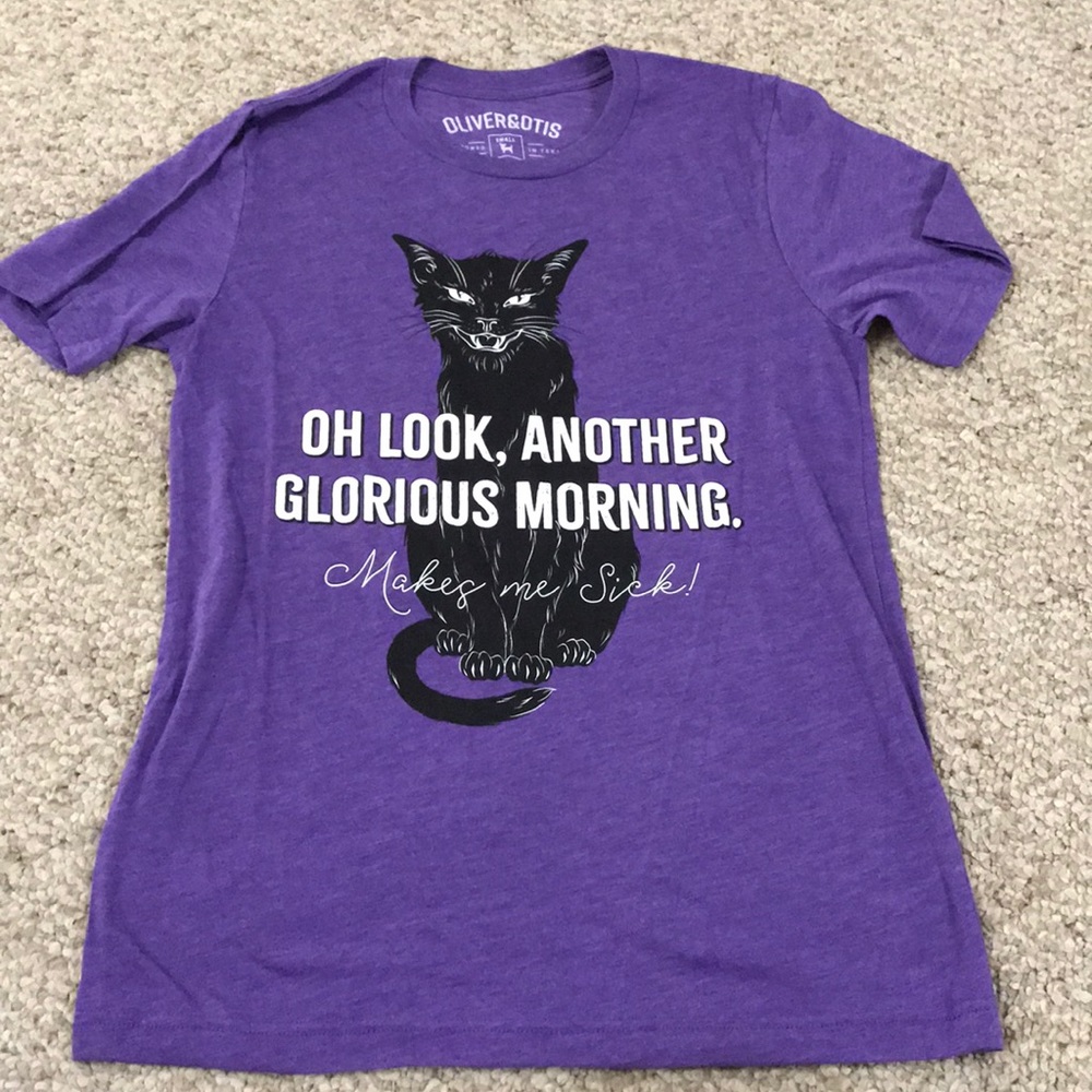 Oliver & Otis black cat shirt